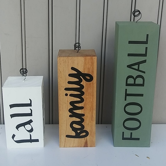 Fall Home Decor Centerpiece Tiered Tray Mantle - Picture 3 of 5